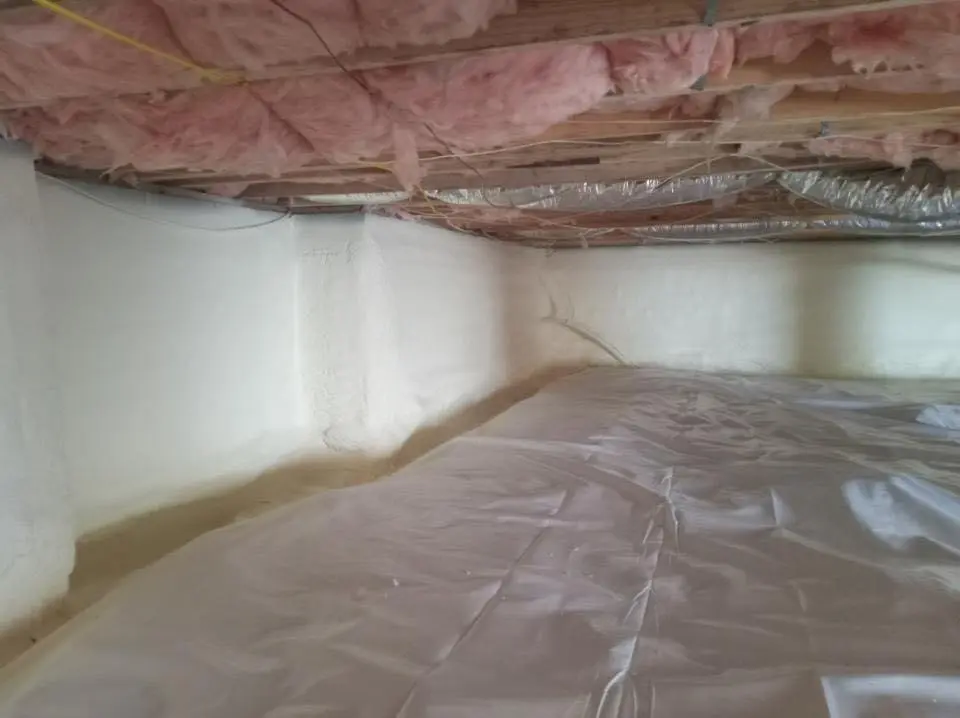 Crawl space encapsulation with closed-cell spray foam for Spray Foam Roofing in Lake Morton-Berrydale